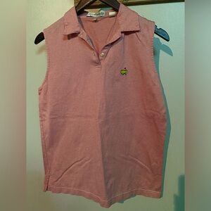 Augusta National Masters sleeveless polo women’s size large 100% cotton